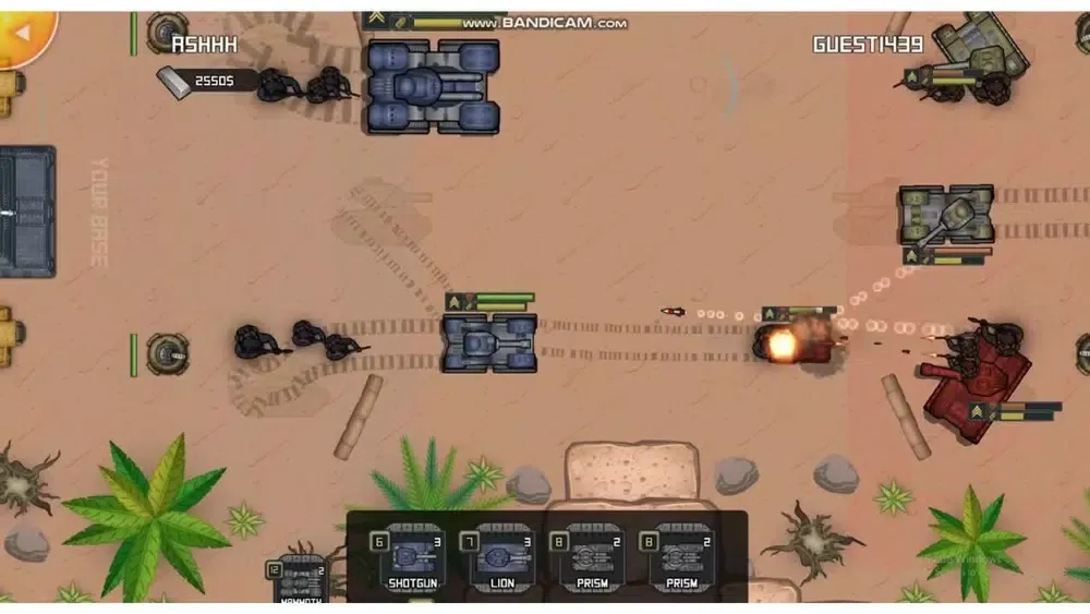 Capturas de tela do 123Games: Battle of Tanks