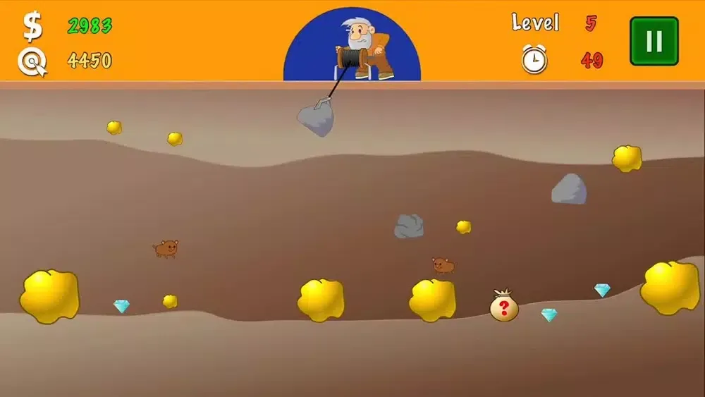 Скриншоты 123Games: Gold Miner