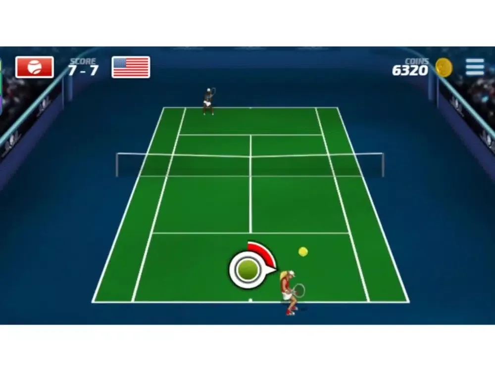 123Games: Tennis Hero iPad 應用截圖
