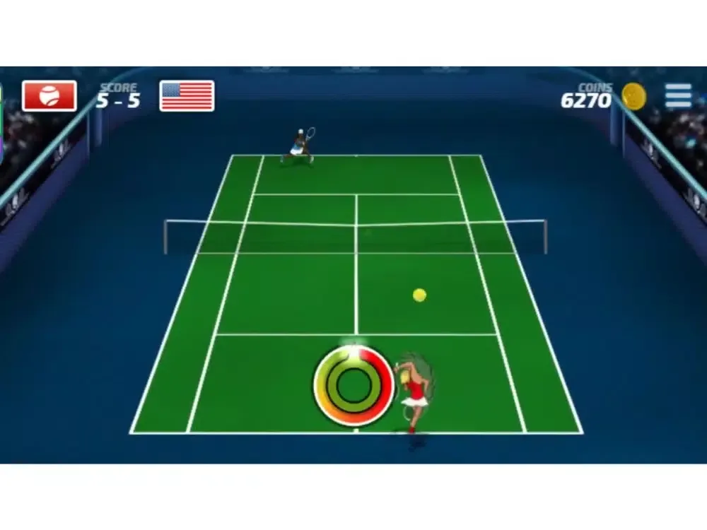 123Games: Tennis Hero iPad 應用截圖