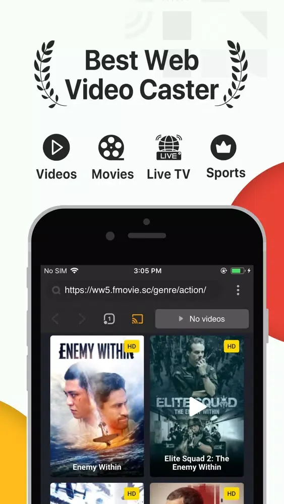 TV Cast Web Video - iTVCast应用截图