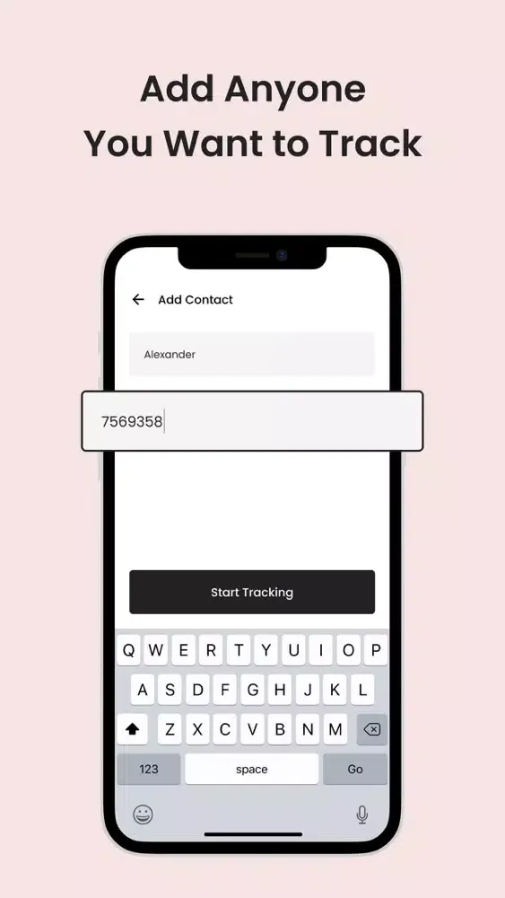 Tangkapan layar WeLog - Track online status