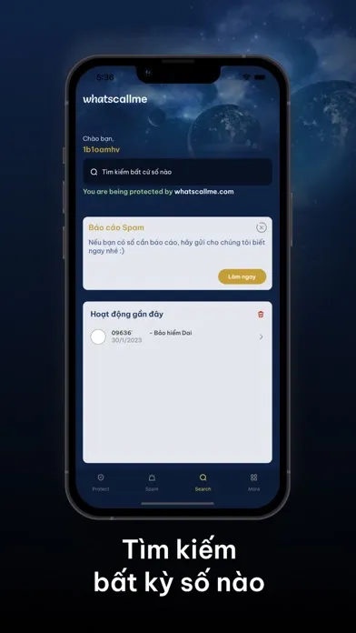 Zrzuty ekranu WhatsCallMe: Caller ID & Block