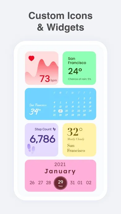 Wallpapers & Icons: Widgethub स्क्रीनशॉट