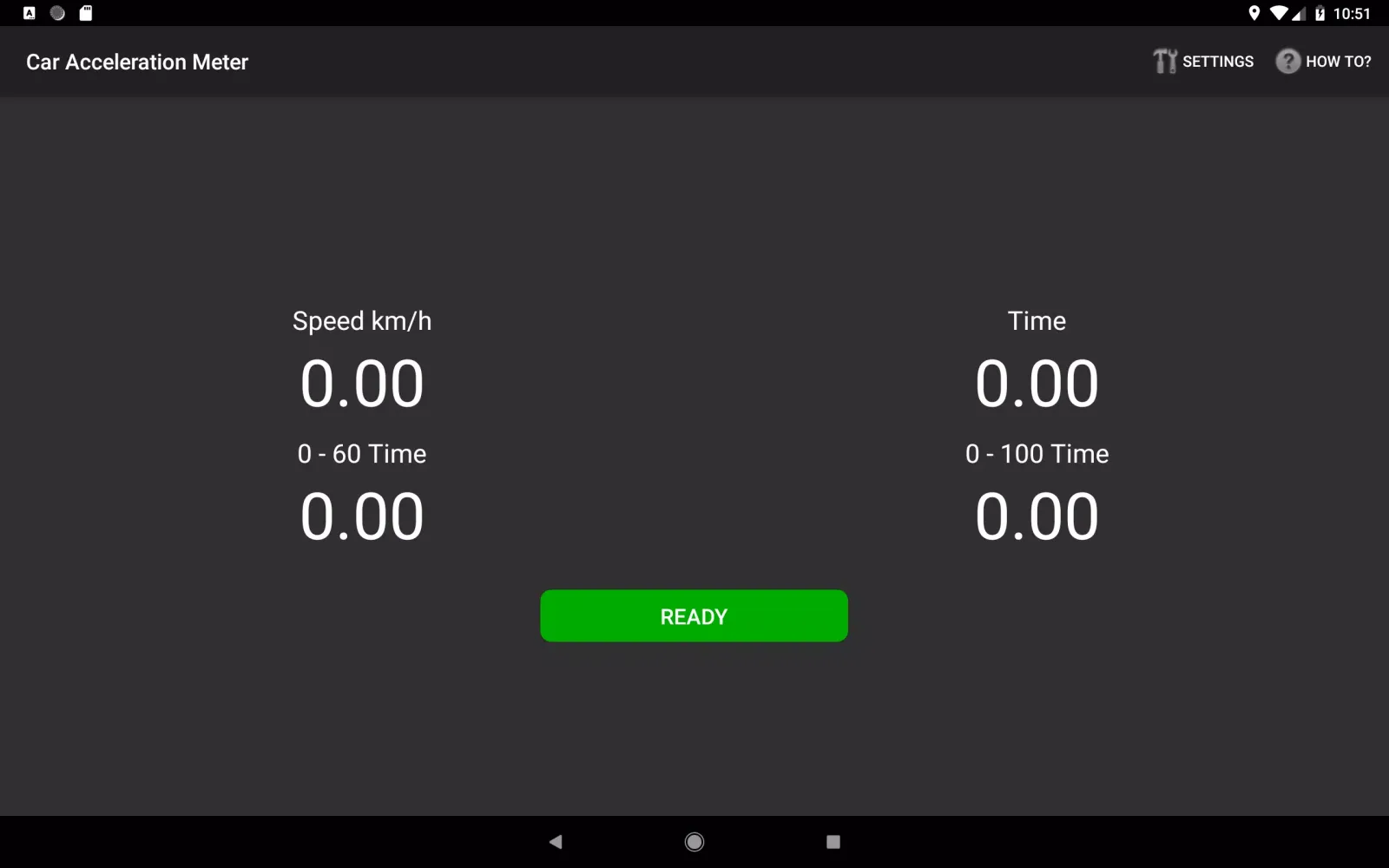 Ảnh chụp màn hình của Car Acceleration Meter