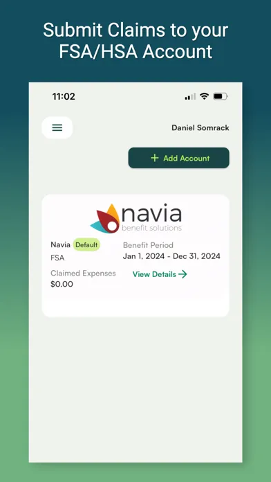 Tangkapan layar Silver: Automate your FSA/HSA