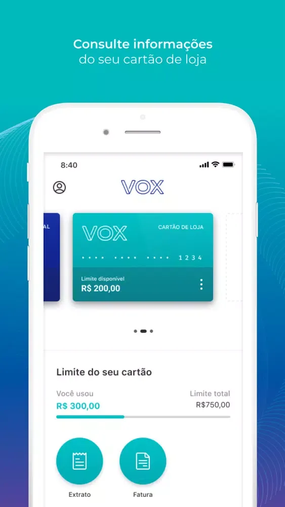 Tangkapan layar Conta Digital Vox