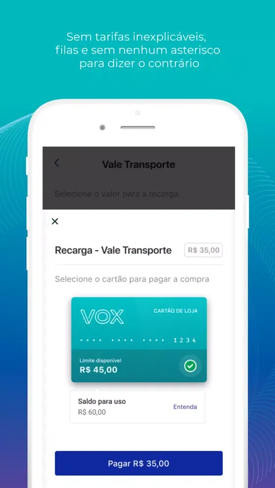 Tangkapan layar Conta Digital Vox