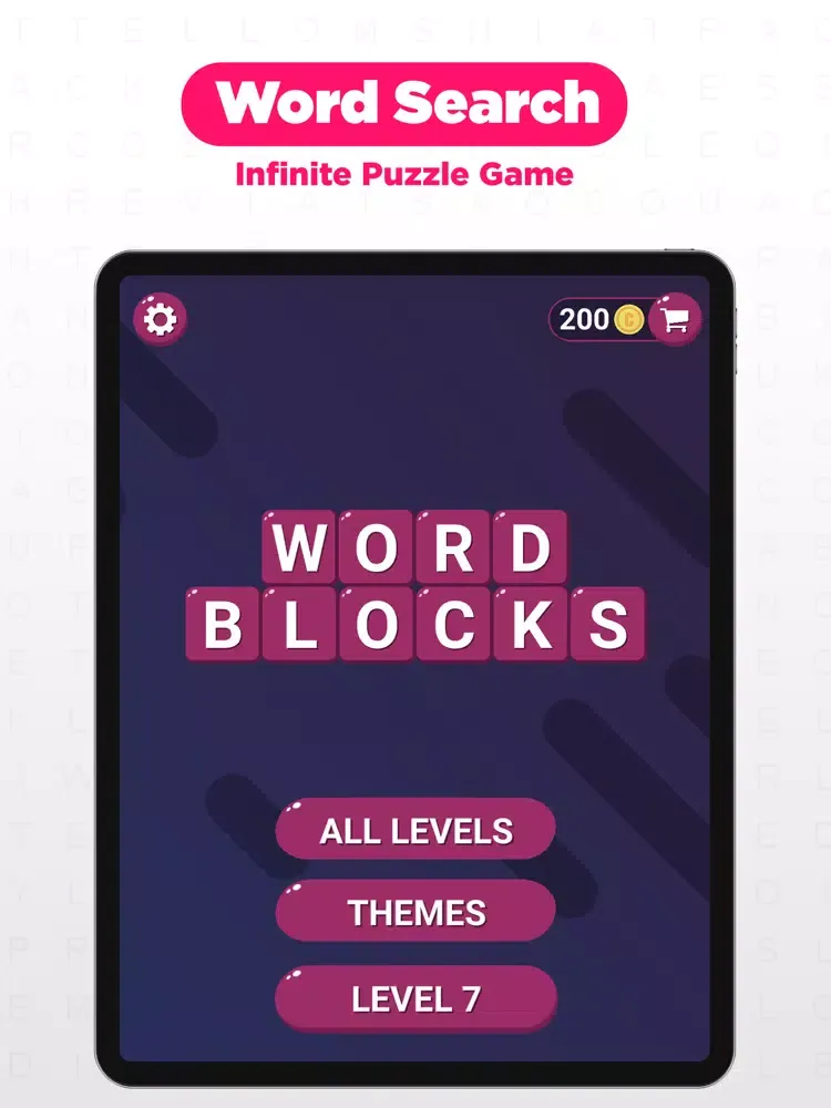 Word Search - Infinite Puzzle iPad  স্ক্রিনশট