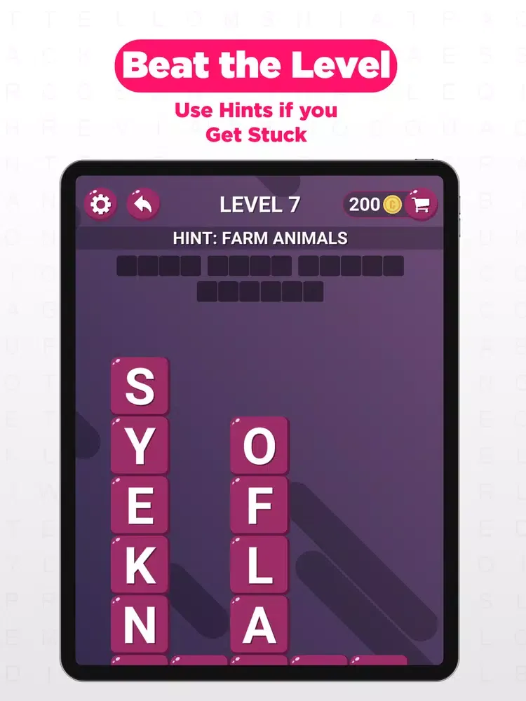 Word Search - Infinite Puzzle iPad  স্ক্রিনশট