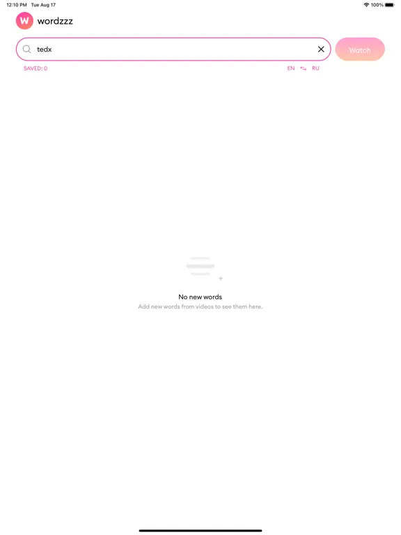 Tangkapan skrin Wordzzz – Learn languages iPad