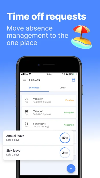 Moniti Personal Screenshots