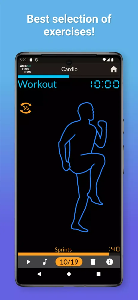 Workout From Home Screenshots