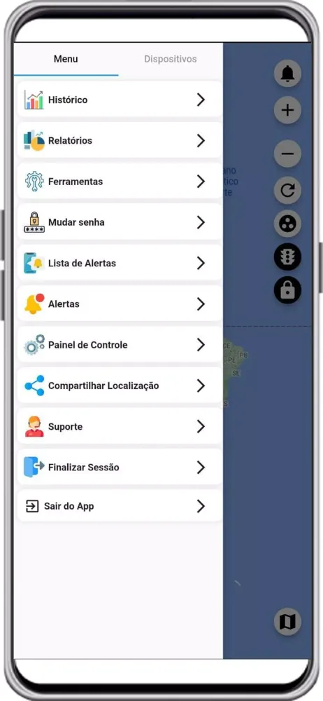 WR Associados Rastreamento Screenshots