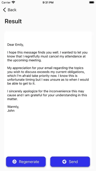 MailGen - Write mails LK A PRO Screenshots