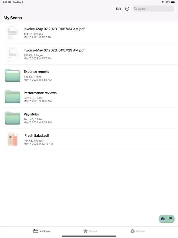 Скриншоты TurboScan™ - PDF Scanner App iPad 