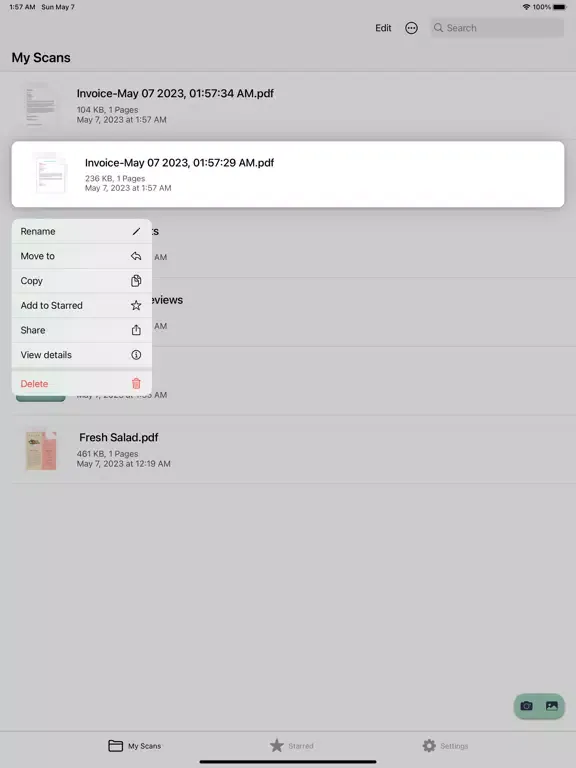 Скриншоты TurboScan™ - PDF Scanner App iPad 