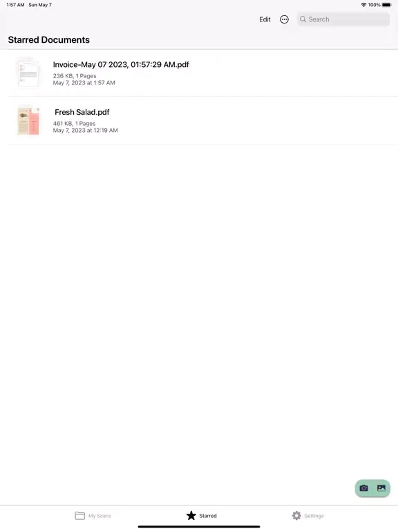 Скриншоты TurboScan™ - PDF Scanner App iPad 