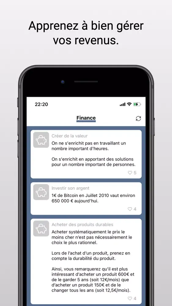 Capturas de tela do Développement personnel