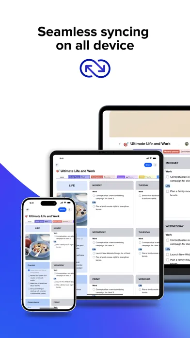 xTiles: notes, tasks, projects Screenshots