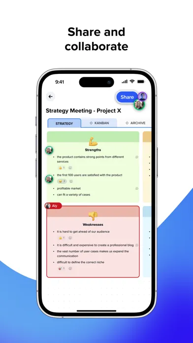xTiles: notes, tasks, projects Screenshots