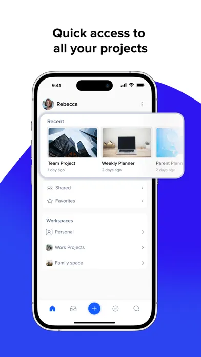 xTiles: notes, tasks, projects Screenshots