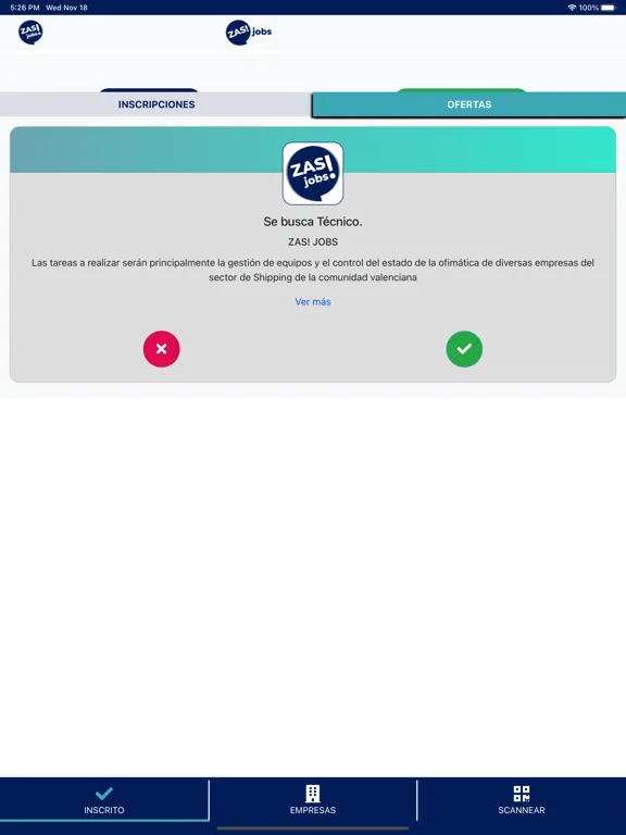 ZAS! Jobs iPad 应用截图