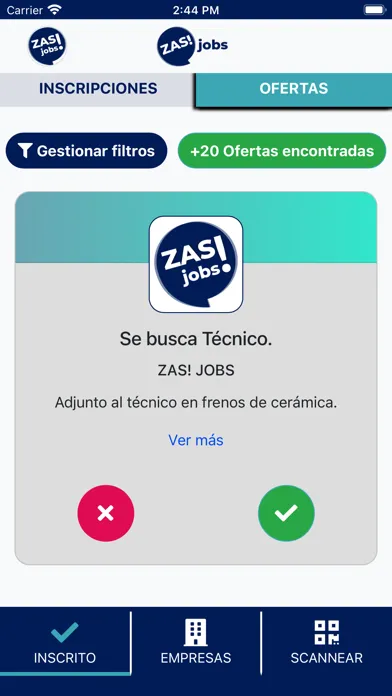 ZAS! Jobs应用截图