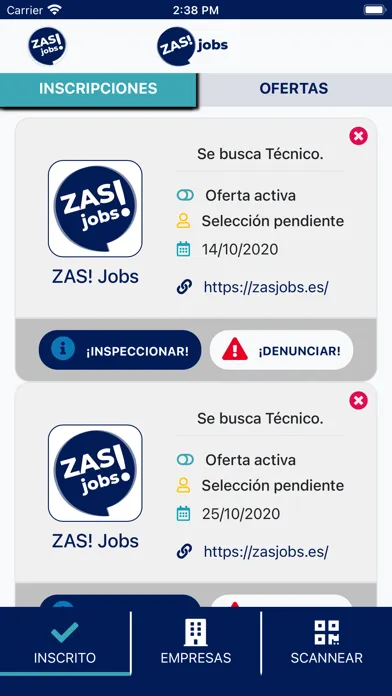 ZAS! Jobs应用截图