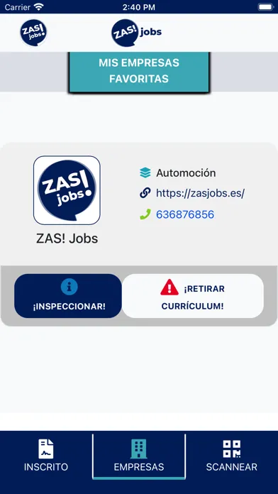 ZAS! Jobs应用截图