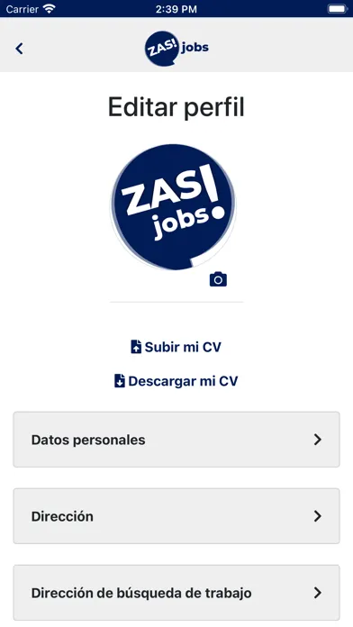 ZAS! Jobs应用截图