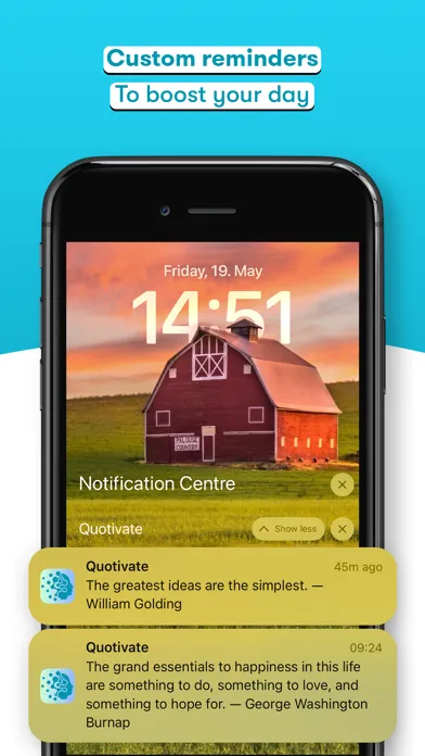 صور Affirmation Widget - Quotivate
