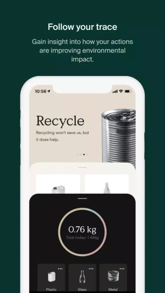 Tangkapan skrin Zero Waste App