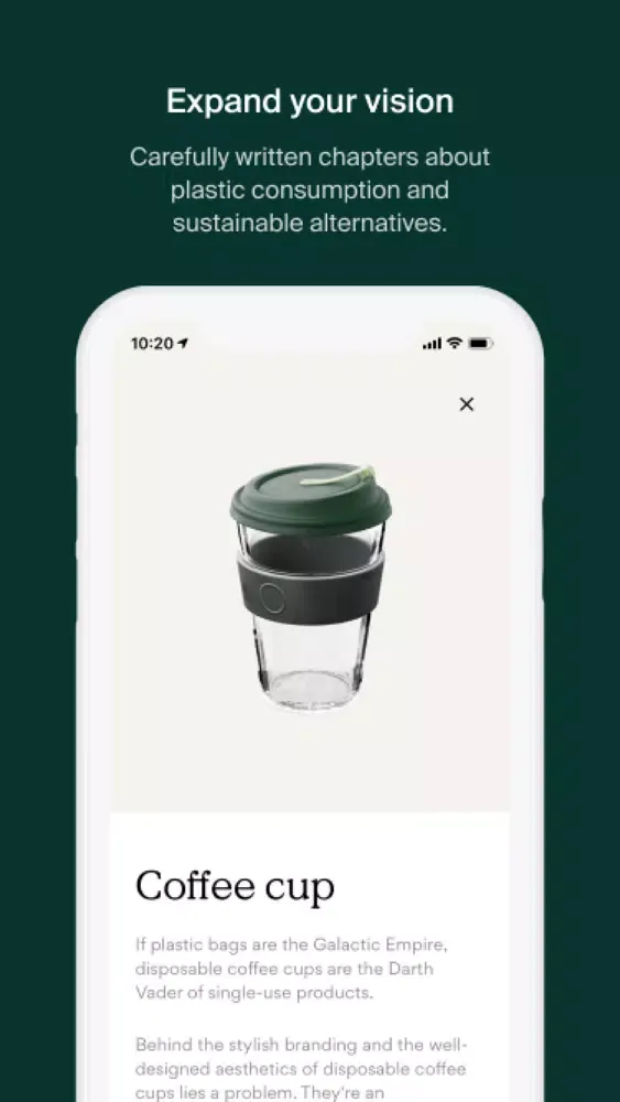 Tangkapan skrin Zero Waste App
