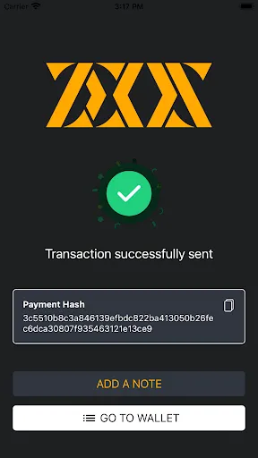Screenshot di ZEUS Wallet