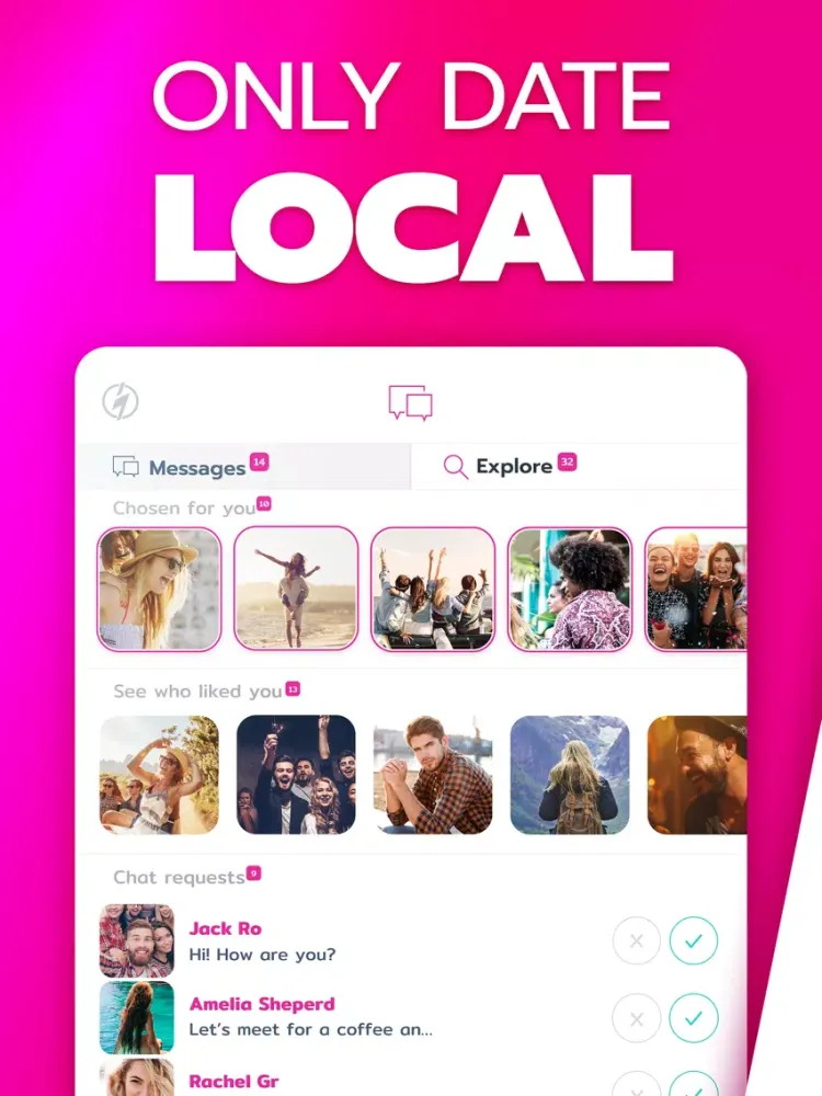 Screenshot di ZIZLE Dating Chat, Match, Date iPad 
