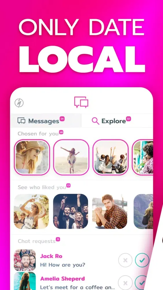 Screenshot di ZIZLE Dating Chat, Match, Date