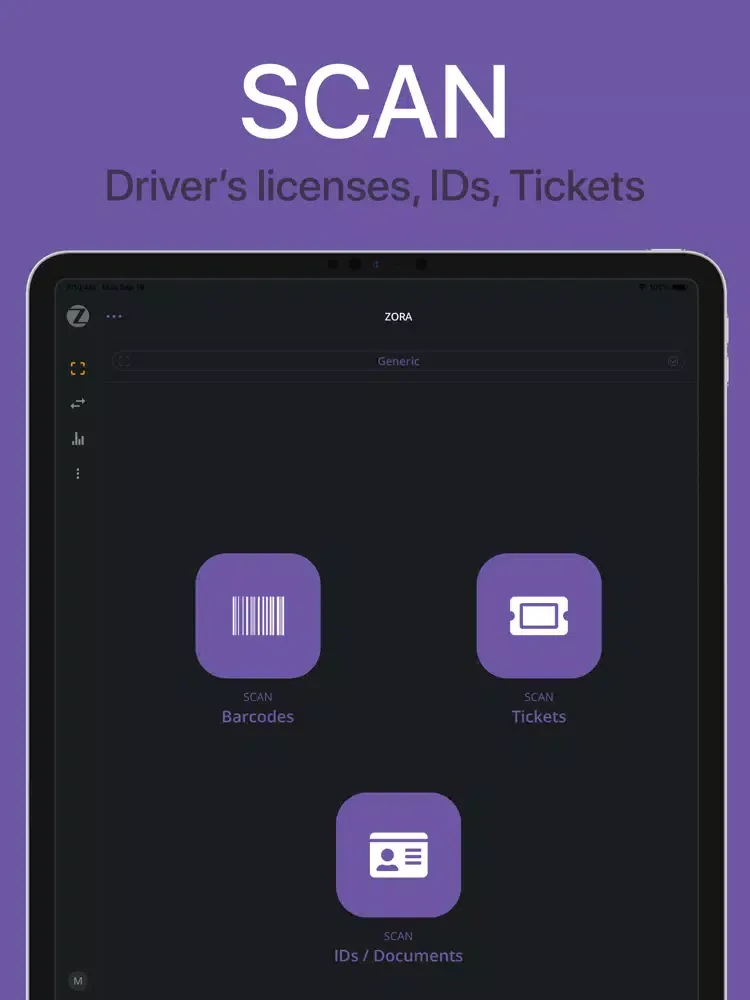ZORA iPad  Screenshots