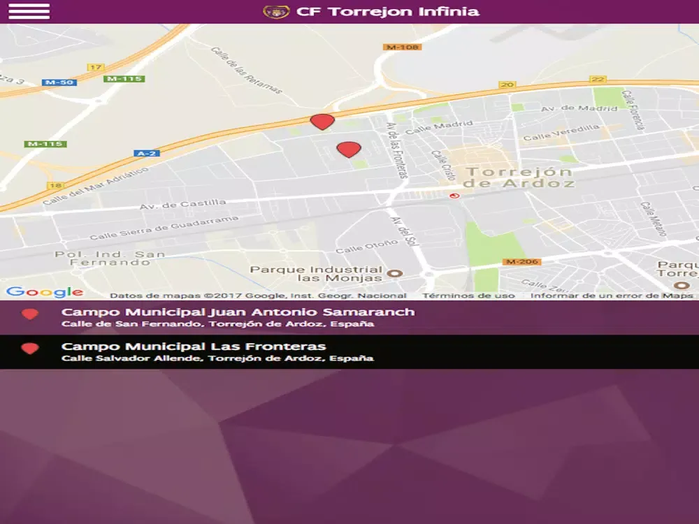 CF Torrejon Infinia iPad  स्क्रीनशॉट