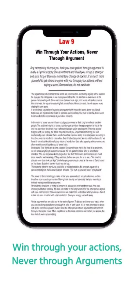 Captures d'écran de 48 LAWS OF POWER & AUDIO