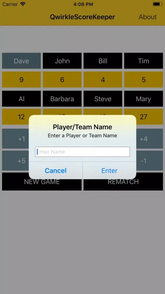 Games Score Keeper سکرین شاٹس