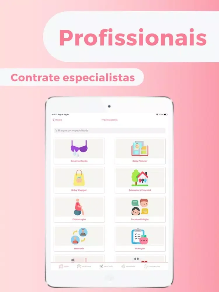Ảnh chụp màn hình của Benditas Mães iPad 