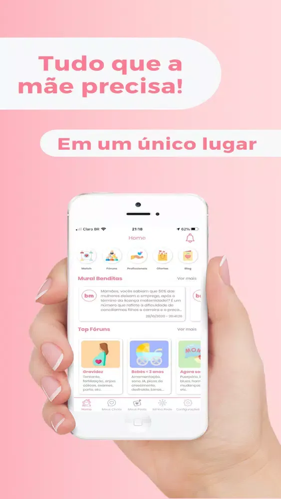 Ảnh chụp màn hình của Benditas Mães
