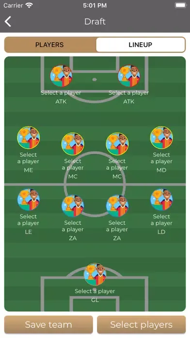 Скриншоты Kick Soccer League