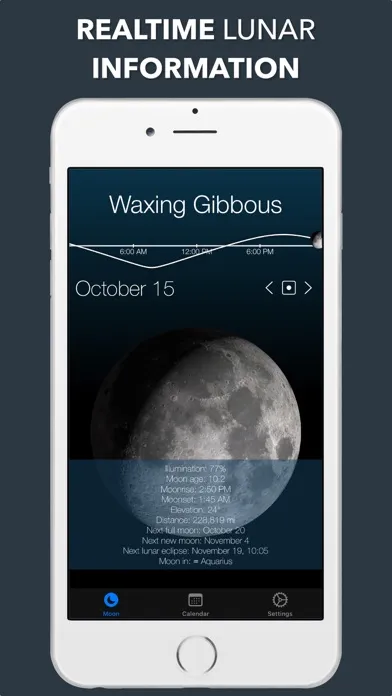 Zrzuty ekranu Lunar Phase Widget