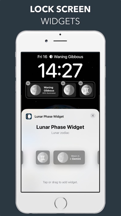 تصاویر Lunar Phase Widget