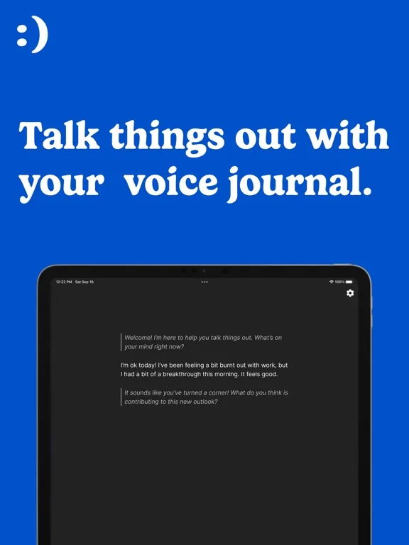 HeyOK - AI voice journal iPad  Ekran Görüntüleri