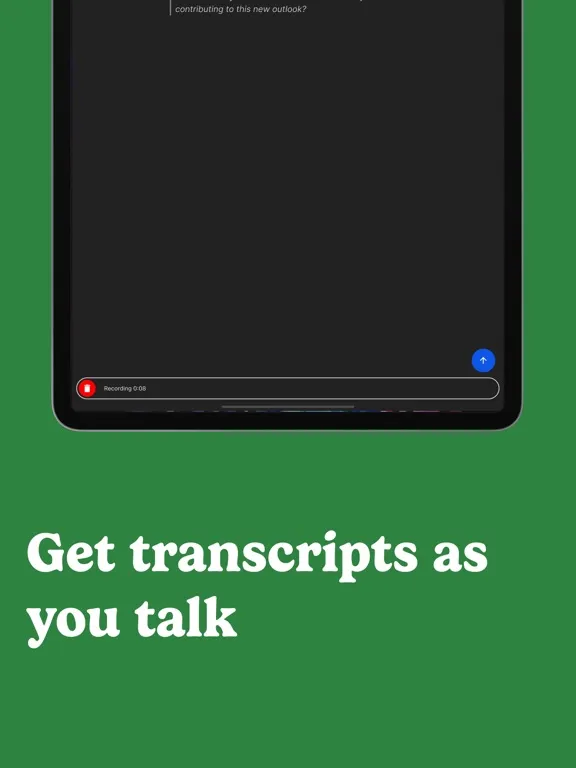 HeyOK - AI voice journal iPad  Ekran Görüntüleri