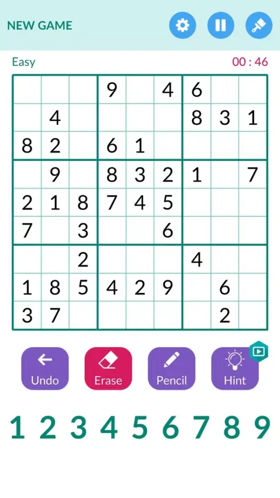 Zrzuty ekranu Sudoku Pro 5000
