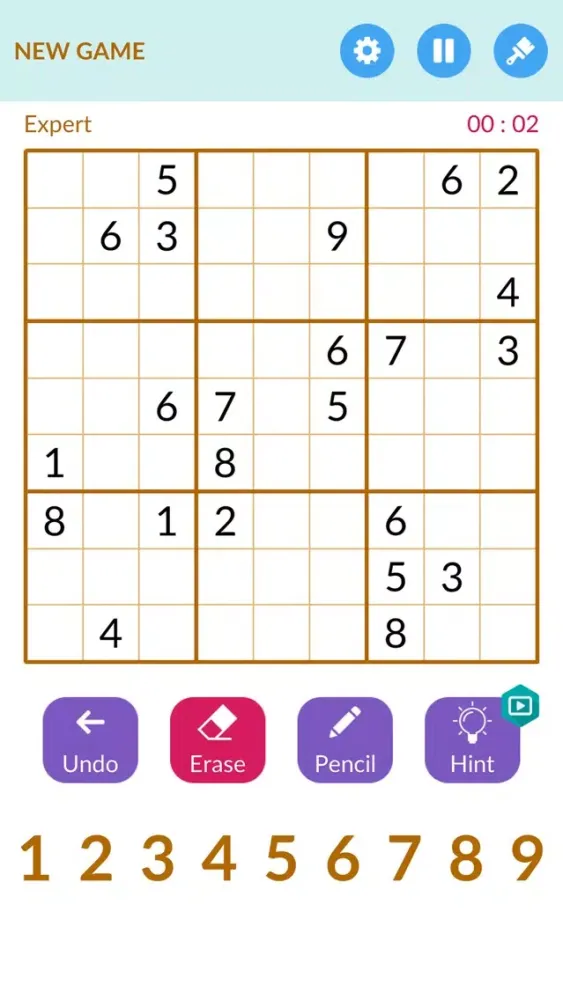 Zrzuty ekranu Sudoku Pro 5000